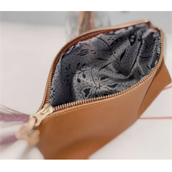 CLUTCH tilbehrspung  L - Mrk brun